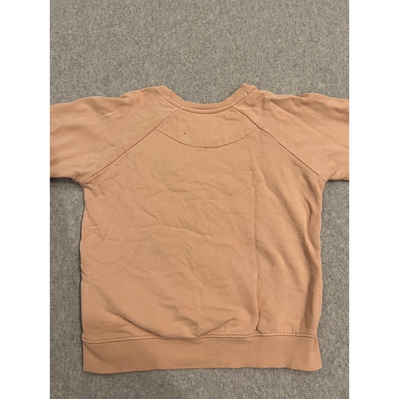 Soft Gallery Chaz Sweatshirt Kids 6Y Sequin Embroidered Flamingo Pullover Peach - Picture 4 of 16